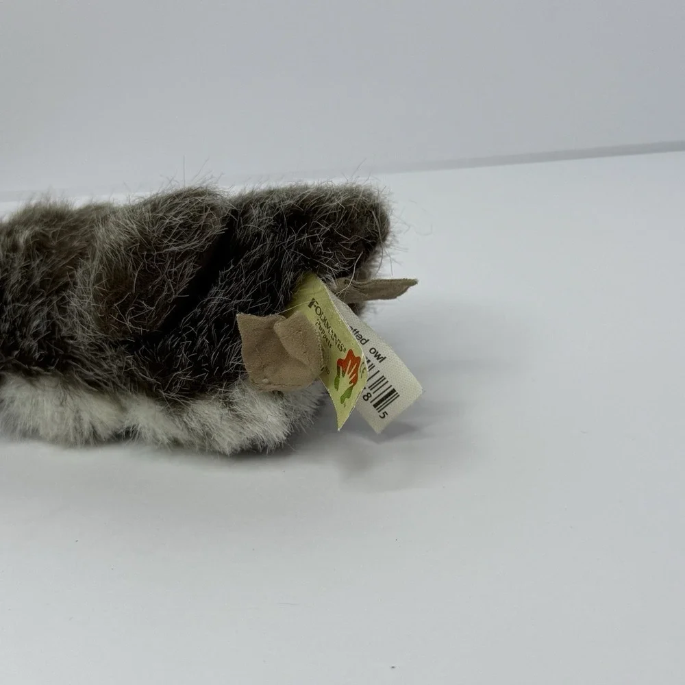 Folkmanis Mini Spotted Owl Finger Puppet Set Of 2
